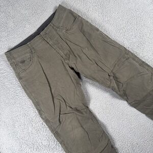 Kuhl Revolvr Pants Mens 34x30 Cargo VTG Patina Dye Stretch Military Hike